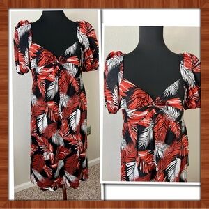 NWT J CREW TROPICAL MIDI DRESS SZ 14
